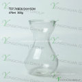 Modern Hand Made Glass Vase/Hand Made Clear Glass Flower Chearper Machine Pressed Clear Glass Flower Vase